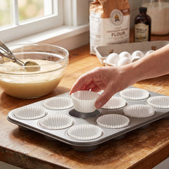 Classic White Baking Cups, 2-Inch, 75-Pack
