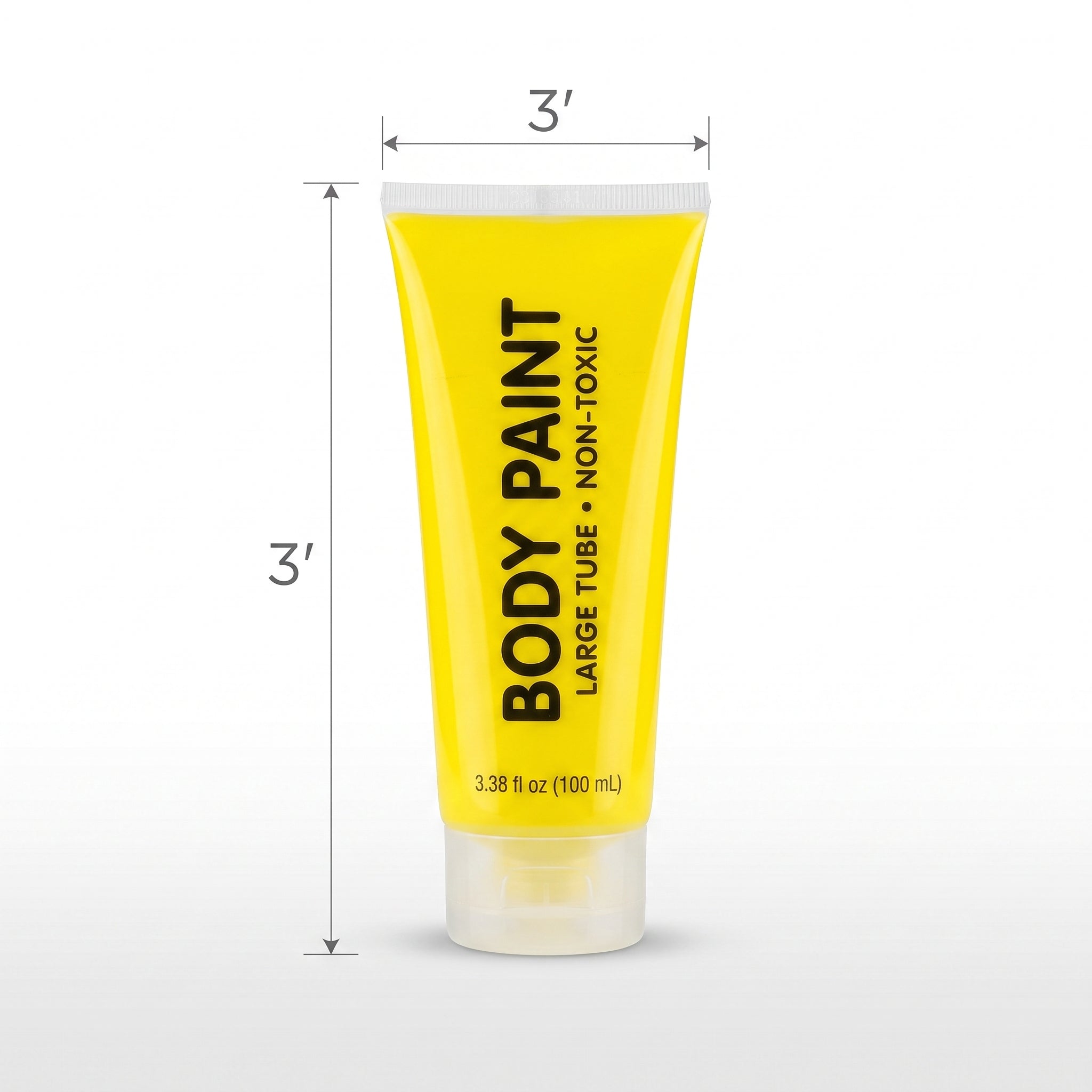 Vibrant Yellow Body Paint - Non-Toxic Costume Accessory