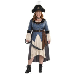 Posh Pirate Costume for Women - Adult Plus