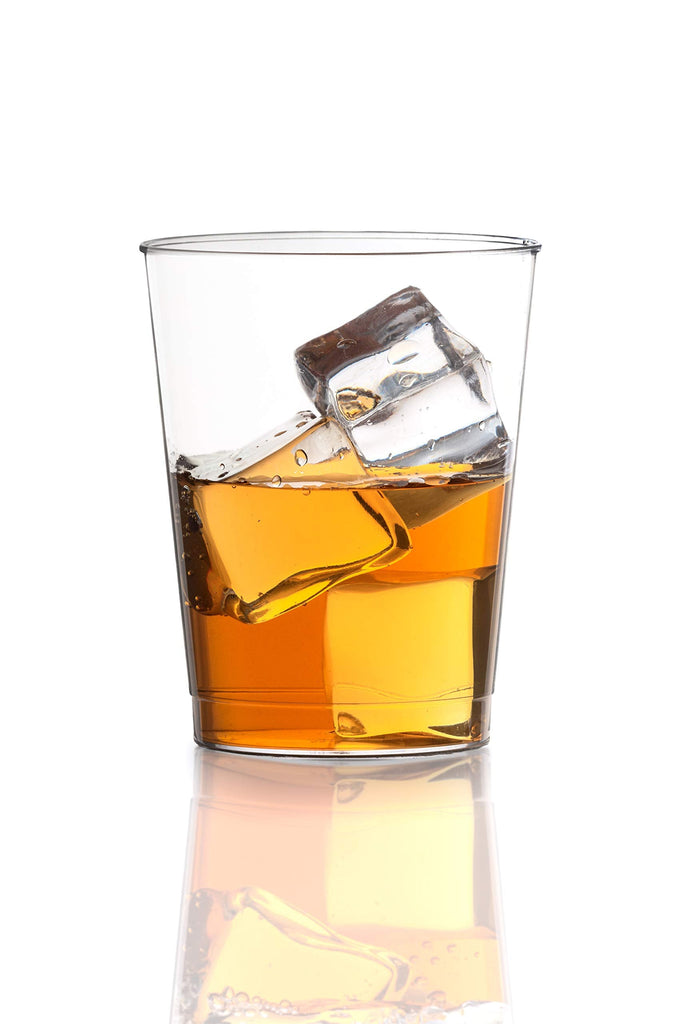 8 Oz. Clear Plastic Tumblers