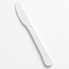 Heavyweight Frosty White Plastic Knives