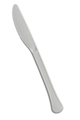 Heavyweight Silver Plastic Knives