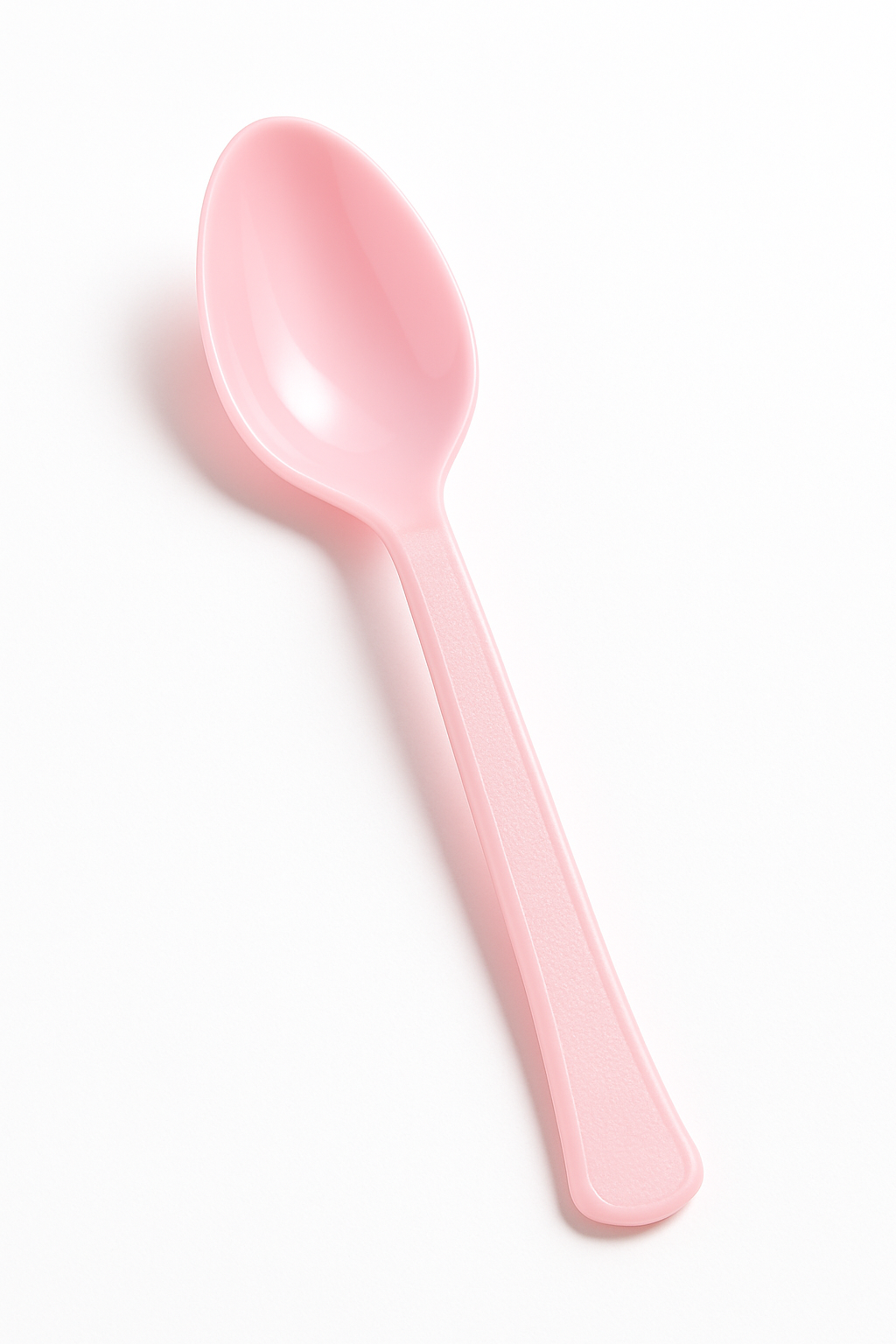 Elegant Pink Plastic Spoon