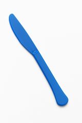 Bright Royal Blue Plastic Knife