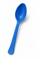 Royal Blue Heavy-Duty Plastic Spoons, 50-Pack