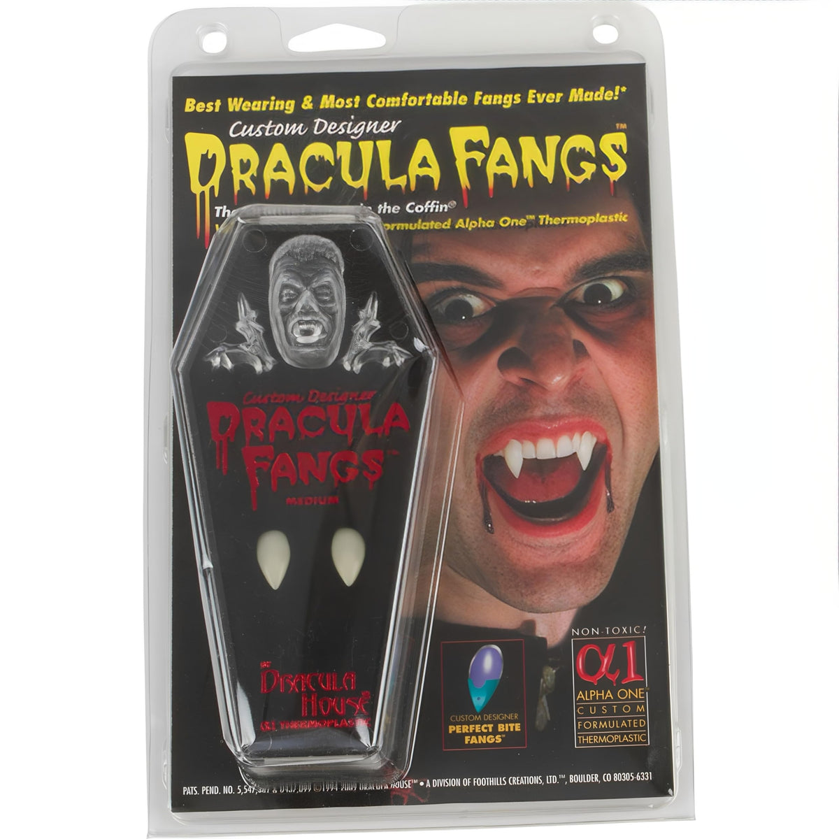 Chilling Dracula Fangs - Special FX Costume Accessory