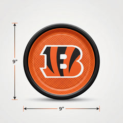 Cincinnati Bengals 9" Round Paper Plates