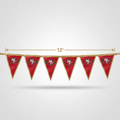 San Francisco 49ers NFL Pennant Banner