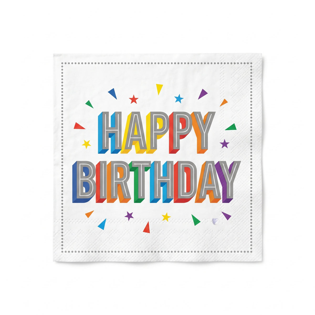 Here's to Your Birthday Luncheon Napkins - 6.5 In. x 6.5 In., 16-Pack