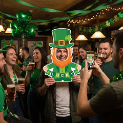 Lucky Leprechaun Photo Prop for St. Patrick's Day