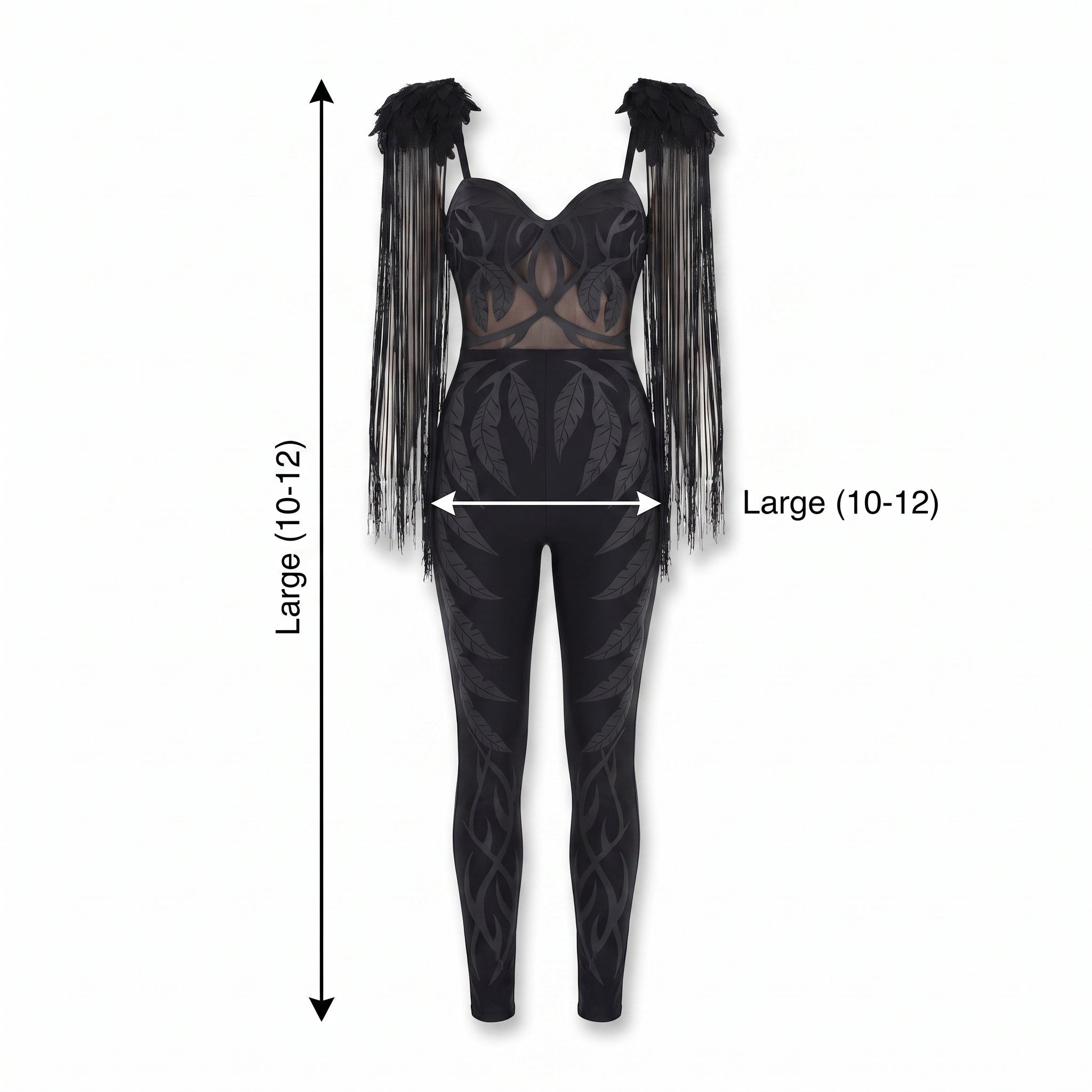 Deluxe Dark Angel Halloween Costume for Women