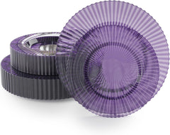 Gemstone Collection Amethyst 9 & 11 Inch Plates - 40 Ct. each