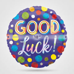 Good Luck Iridescent 18" Foil Balloon