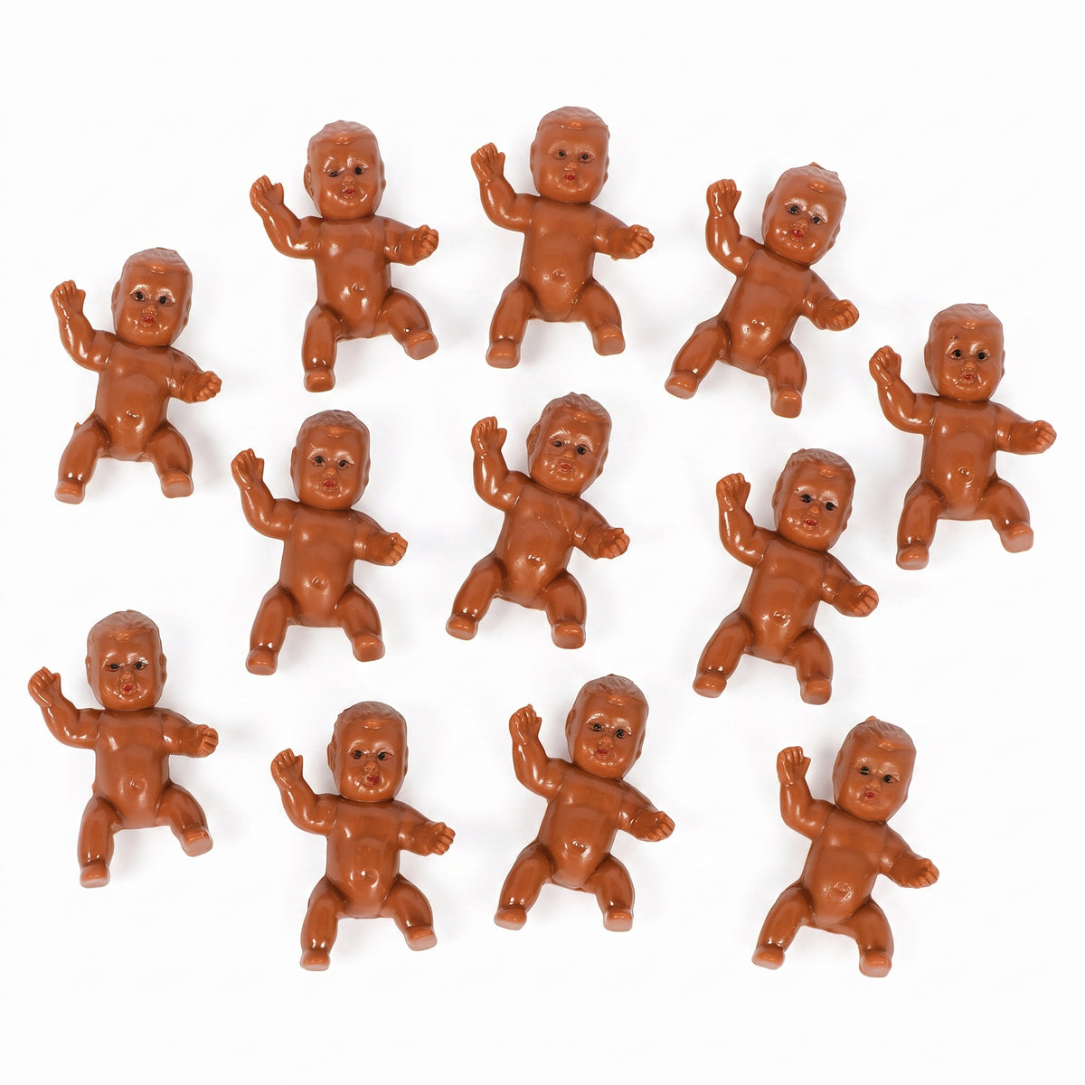 Mini Plastic Baby Shower Favor Charms, 12-Pack