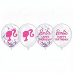 Barbie Dream Together Confetti Latex Balloons - 12