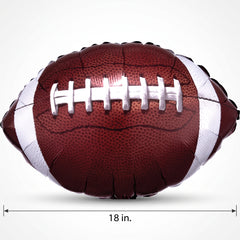 18-Inch Metallic Football Balloon