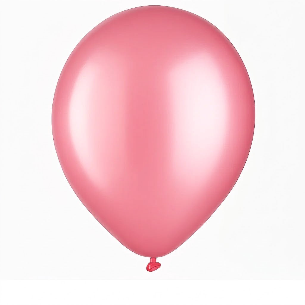 12" New Pink Pearl Latex Balloons - 72 Pack