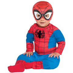 Infant Marvel Spider-Man Jumpsuit Costume with Mask