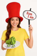 Dr. Seuss "Green Eggs and Ham" Costume Accessory Kit for Kids