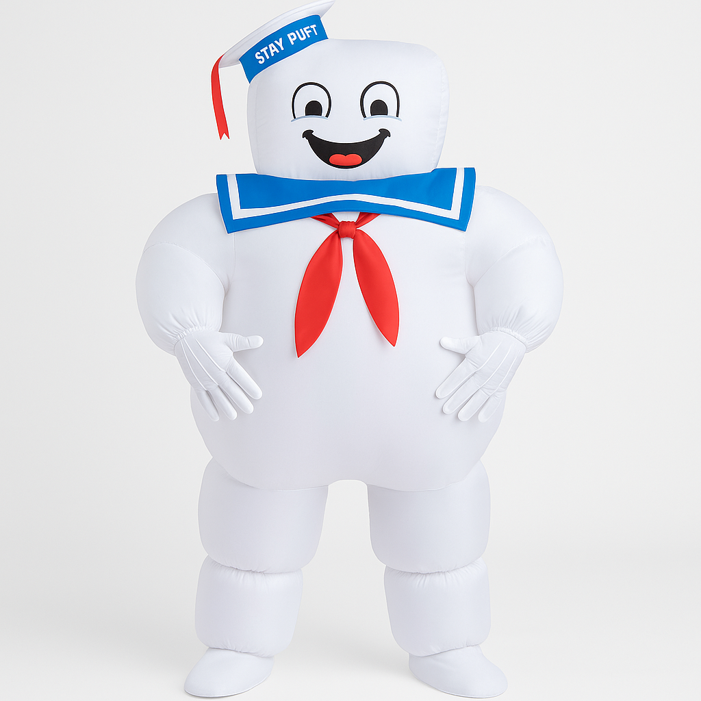 Kids' Ghostbusters Stay Puft Marshmallow Inflatable Halloween Costume