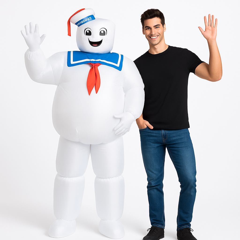 Adult Ghostbusters Stay Puft Inflatable Costume