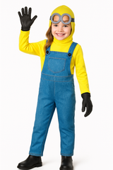 Kids' Minions 2 Halloween Costume with Goggles & Gloves