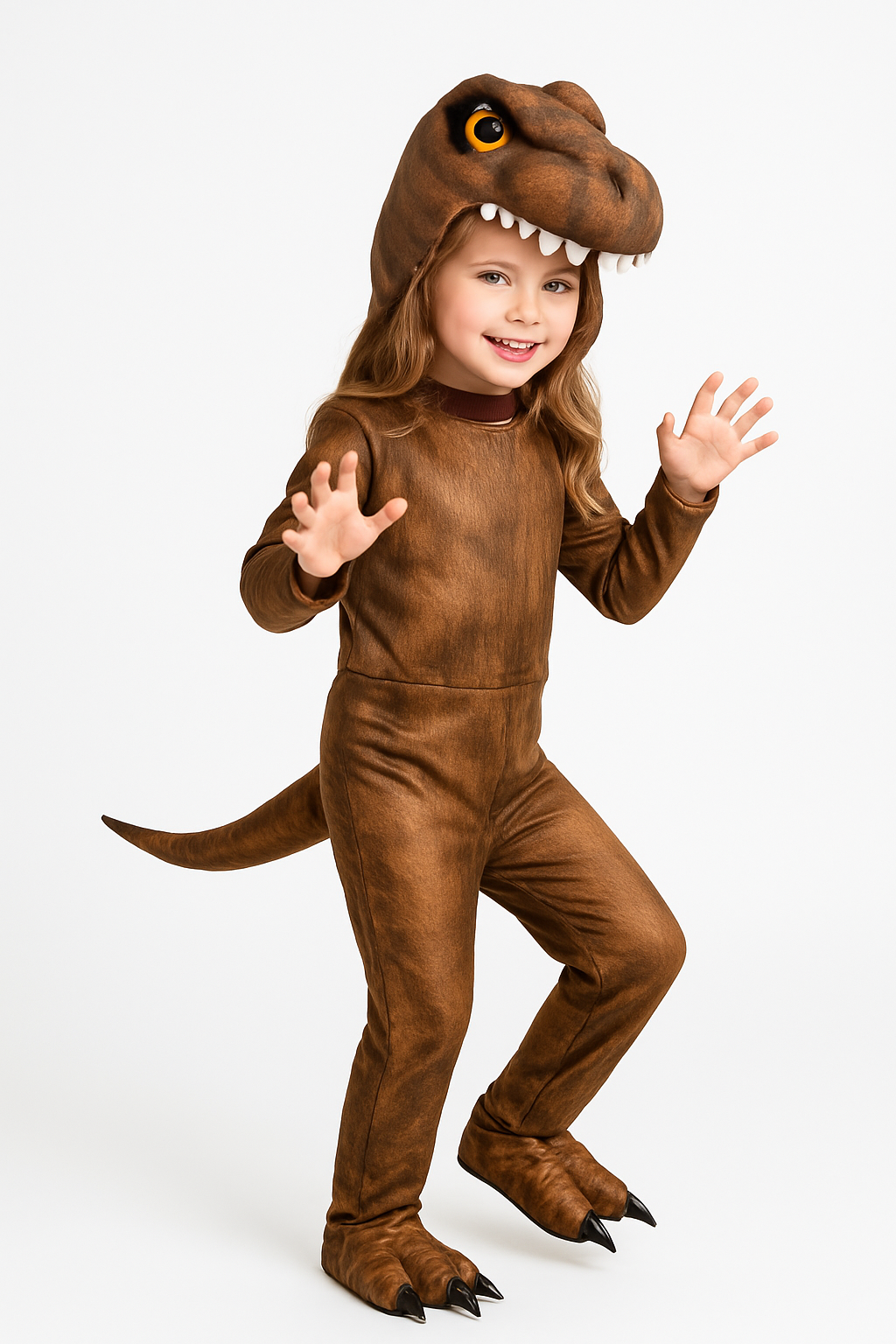Kids' Jurassic World T-Rex Dinosaur Jumpsuit Costume
