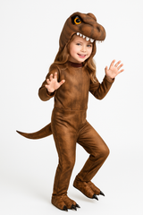 Kids' Jurassic World T-Rex Dinosaur Jumpsuit Costume