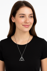 Harry Potter Deathly Hallows Necklace - Halloween Costume Accessory