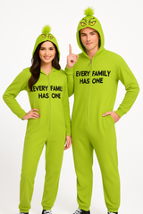 The Grinch Adult Zipster Costume - S/M
