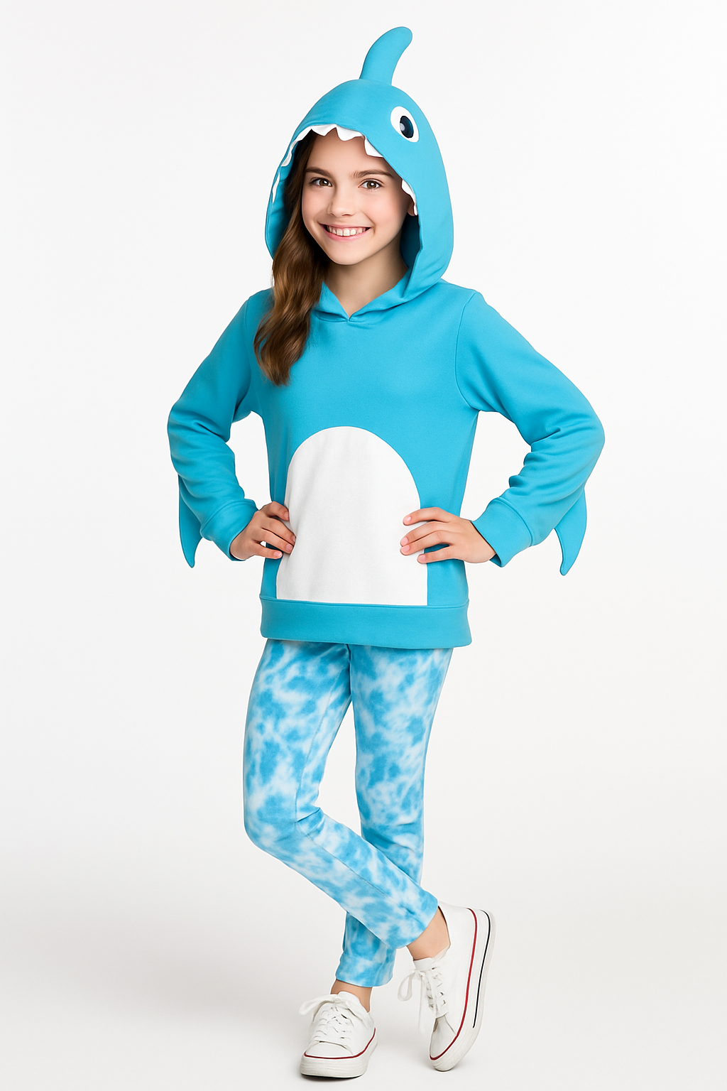 Fin-Tastic Shark Halloween Costume for Girls