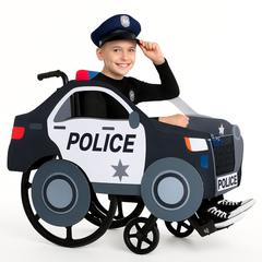 On Patrol Adaptive Police Car Costume for Kids