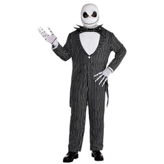 Jack Skellington Deluxe Halloween Costume for Adults