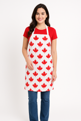 Maple Leaf Canada Day Apron