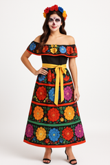 Women's Sugar Skull Beauty Halloween Costume