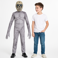 Kids' Alien Intruder Halloween Costume with Mask