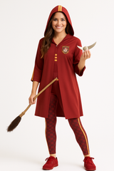 Women's Gryffindor Quidditch Costume - Harry Potter Halloween Attire