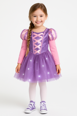 Disney Rapunzel Light-Up Princess Dress Costume for Kids