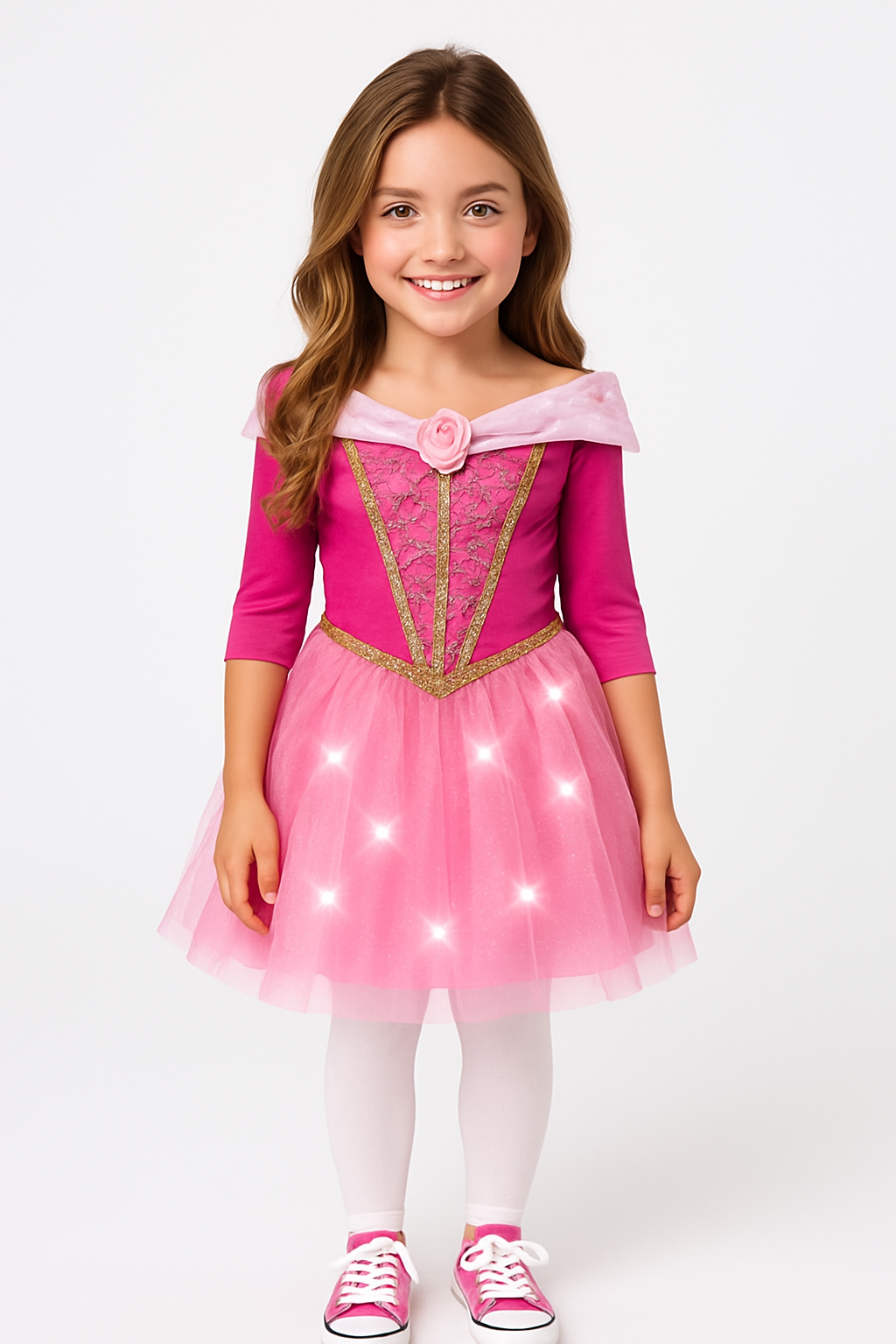 Disney Princess Aurora Light-Up Sleeping Beauty Costume for Kids