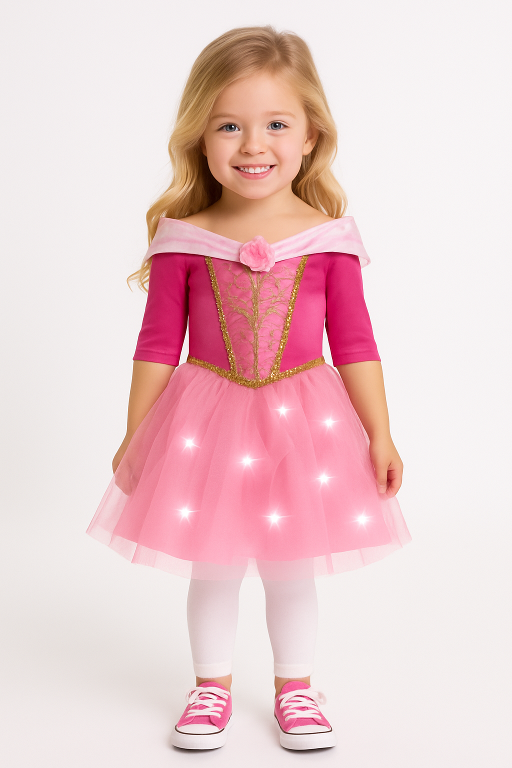 Disney Princess Aurora Light-Up Sleeping Beauty Costume for Kids