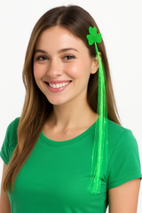 St. Patrick's Day Light-Up Hair Extensions - 3 Pack