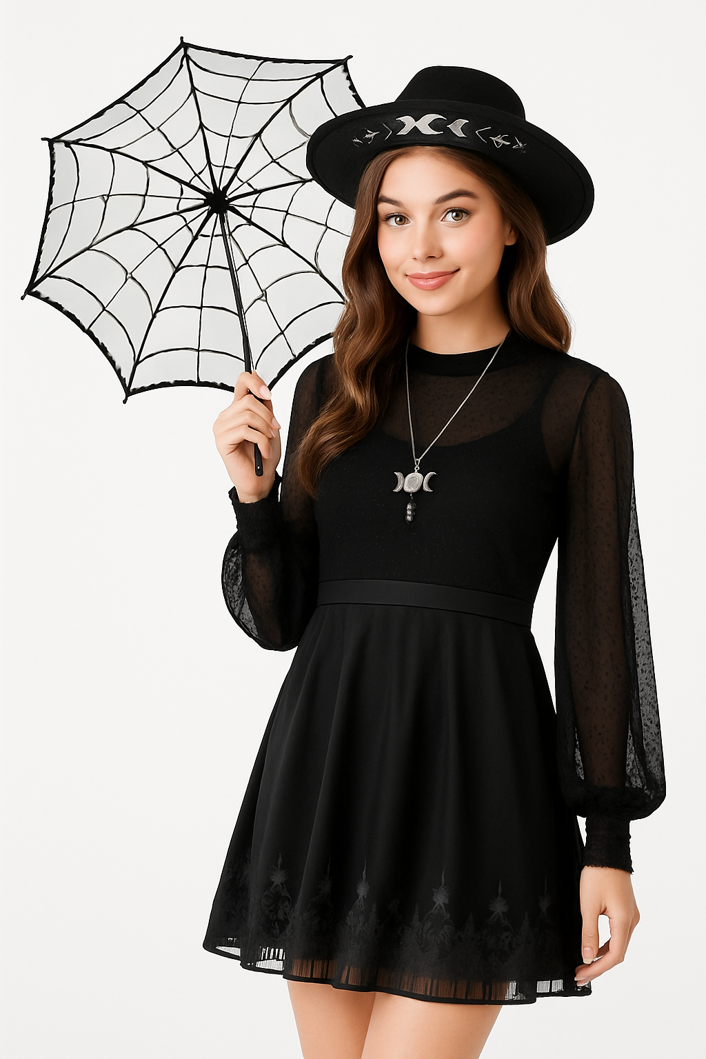 Sheer Witch Dress Costume - L/XL