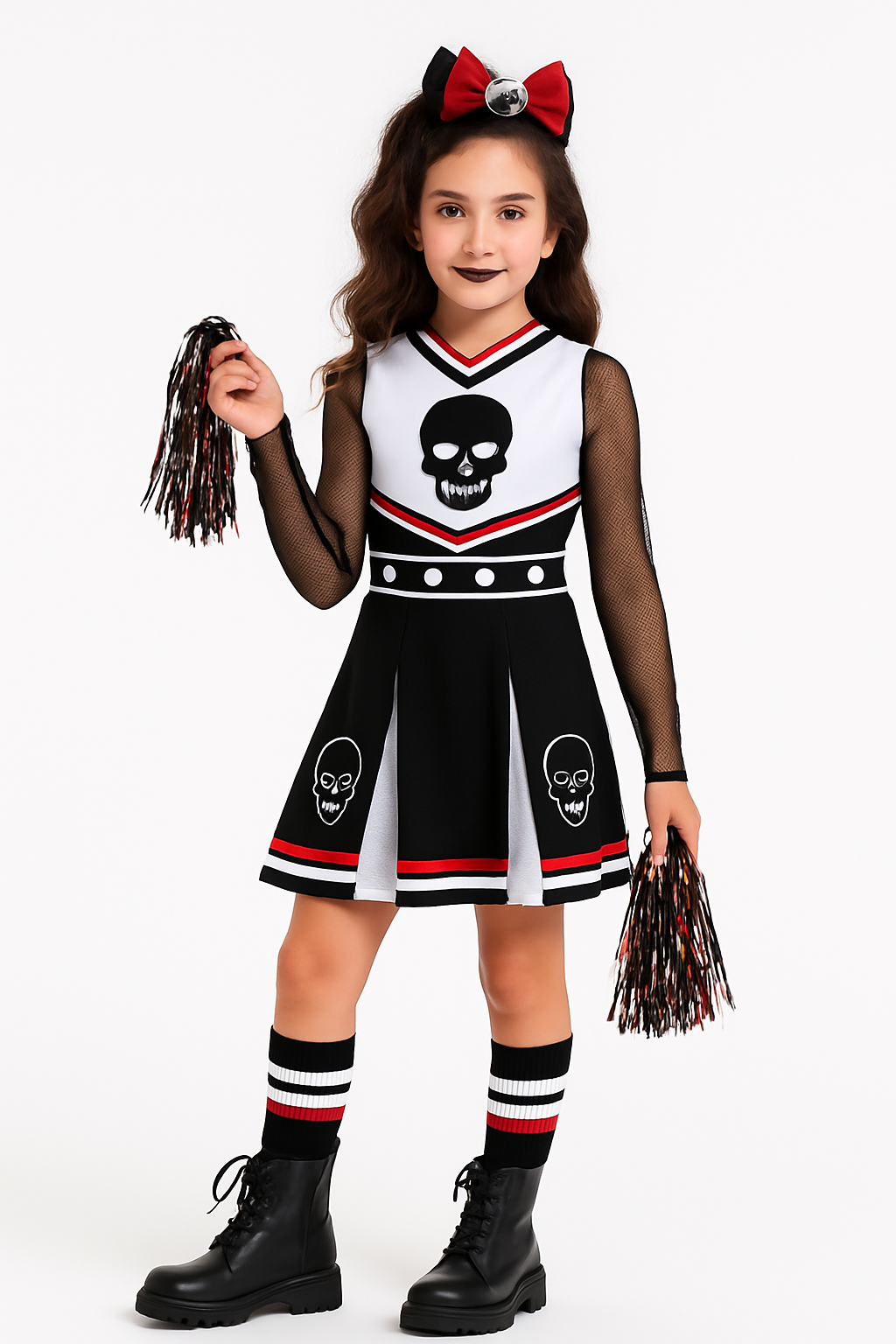 Girls' Fear Squad Cheerleader Halloween Costume