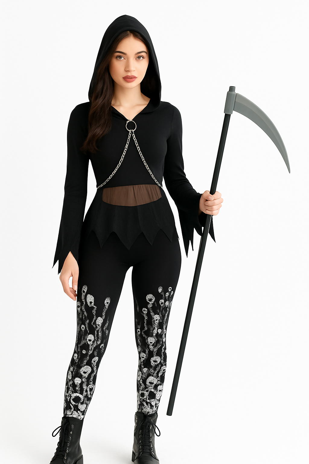 Women's Gothic Reaper Halloween Costume