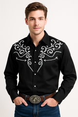 Men's Western Costume Shirt - Size S/M