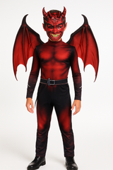 Boys' XL Devil Costume with Wings - Halloween Special