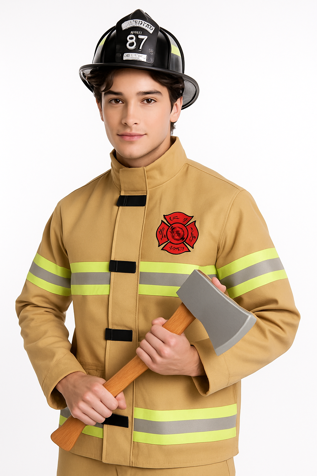 Men's Firefighter Costume - Halloween Hero Edition