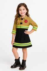 Firefighter Girl Halloween Costume ‚Äì Size XL (14-16)