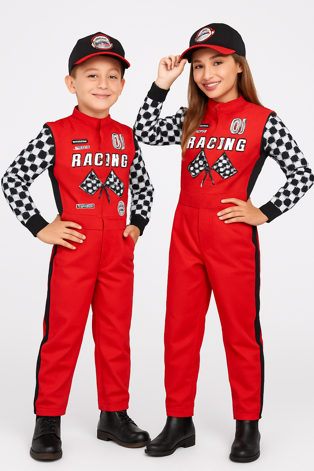 Kids' Race Car Driver Jumpsuit Halloween Costume