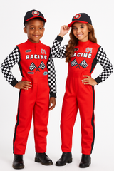 Kids' Race Car Driver Jumpsuit Halloween Costume